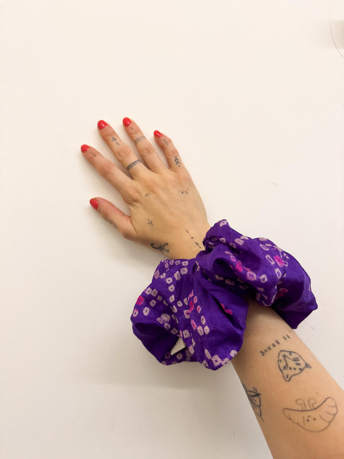 SCRUNCHIE SETA - PURPLE