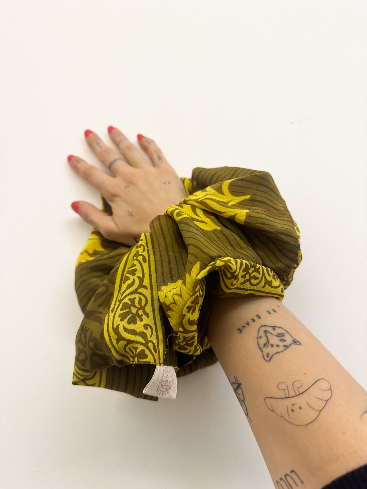 SCRUNCHIE SETA - MIELE