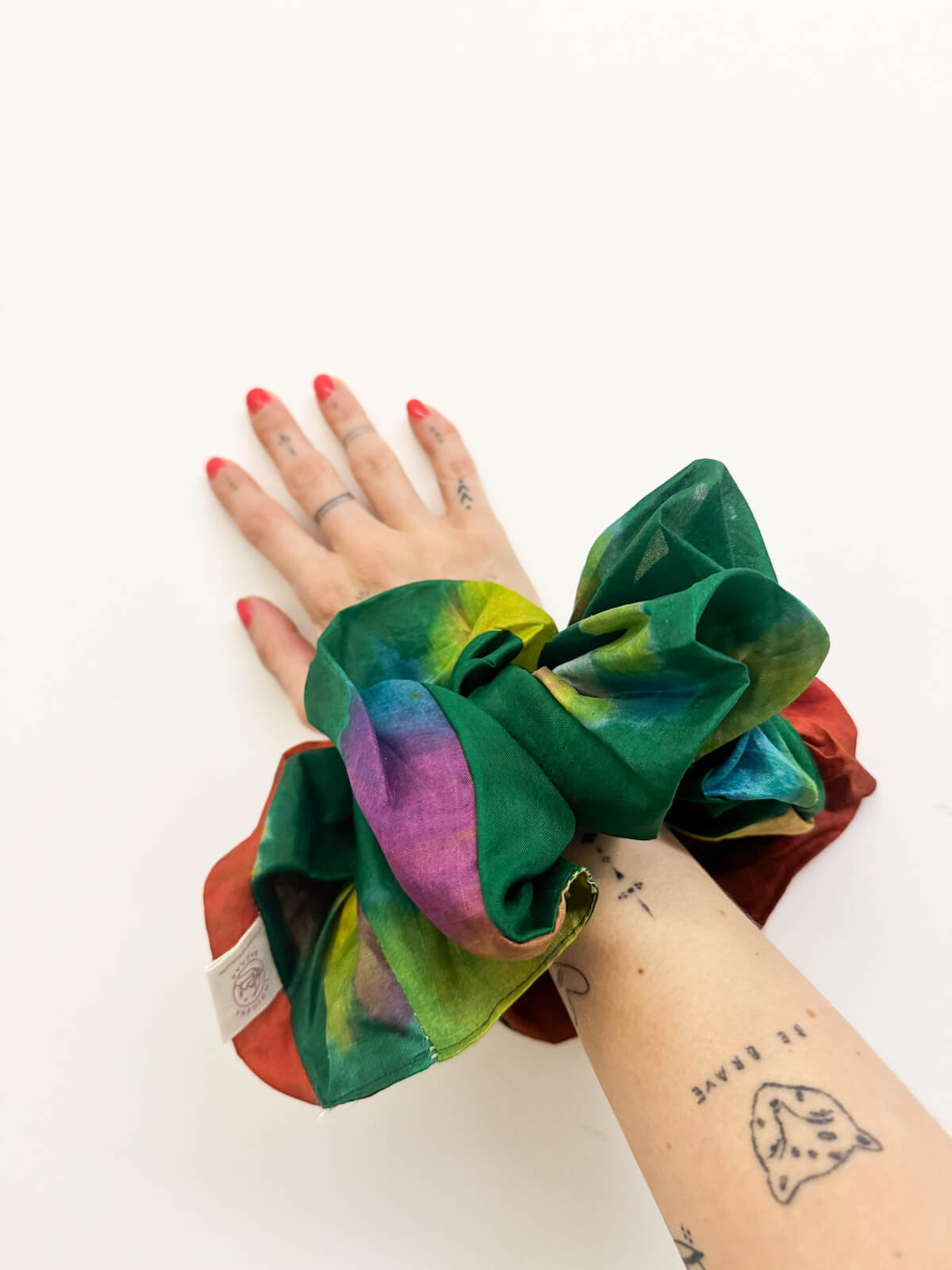 SCRUNCHIE SETA - TERRA MULTI